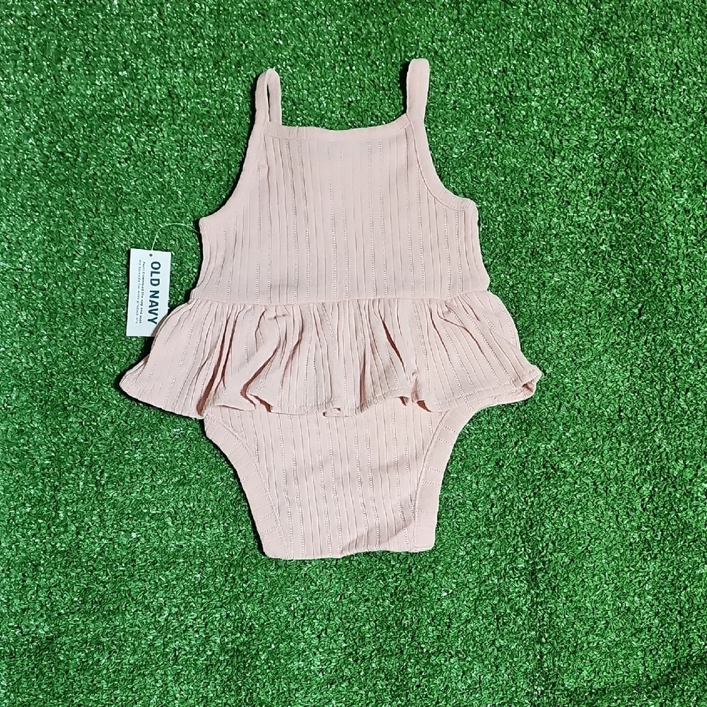 Old Navy Blush Baby Girl Romper